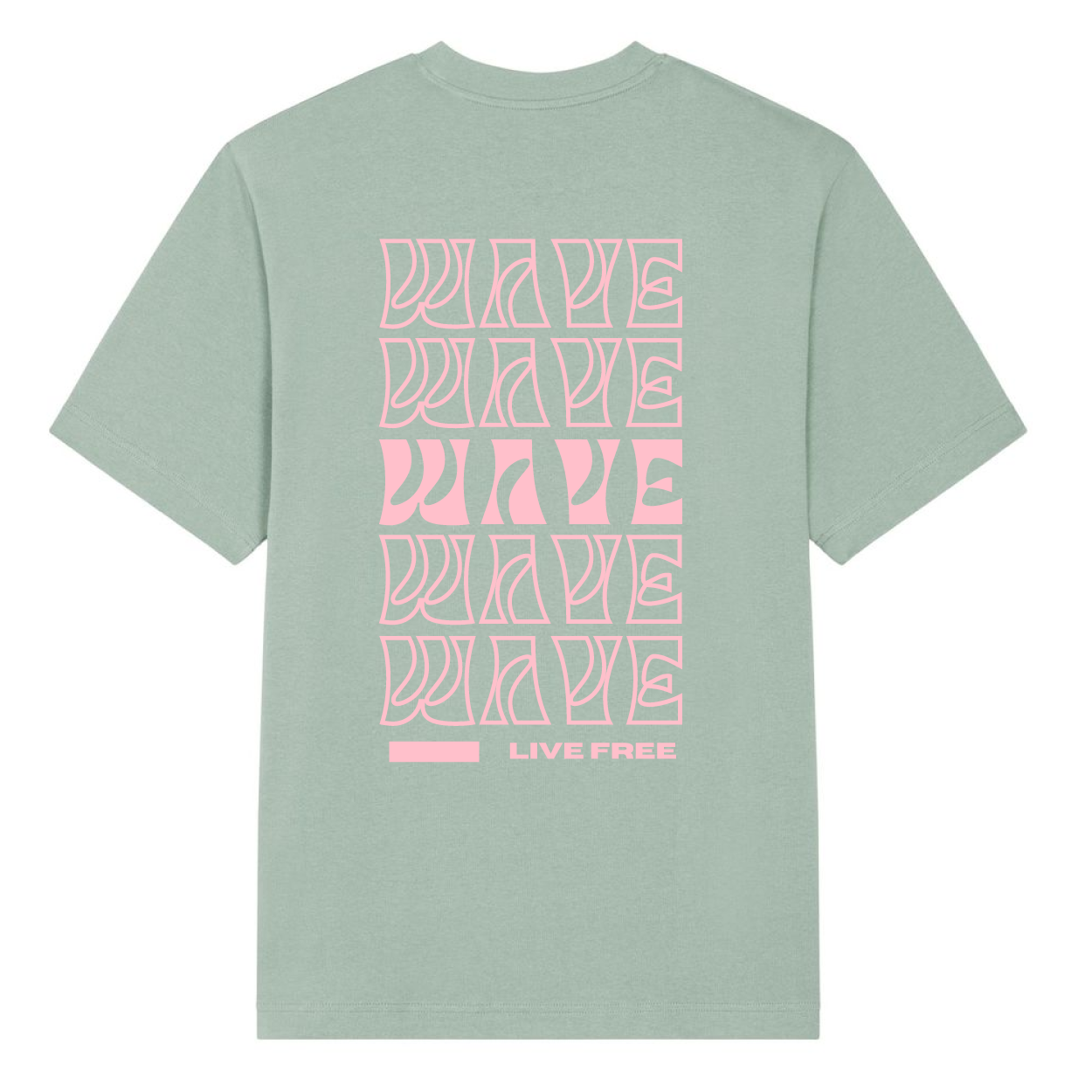 Wave Freestyler, aloe mit rosa Druck