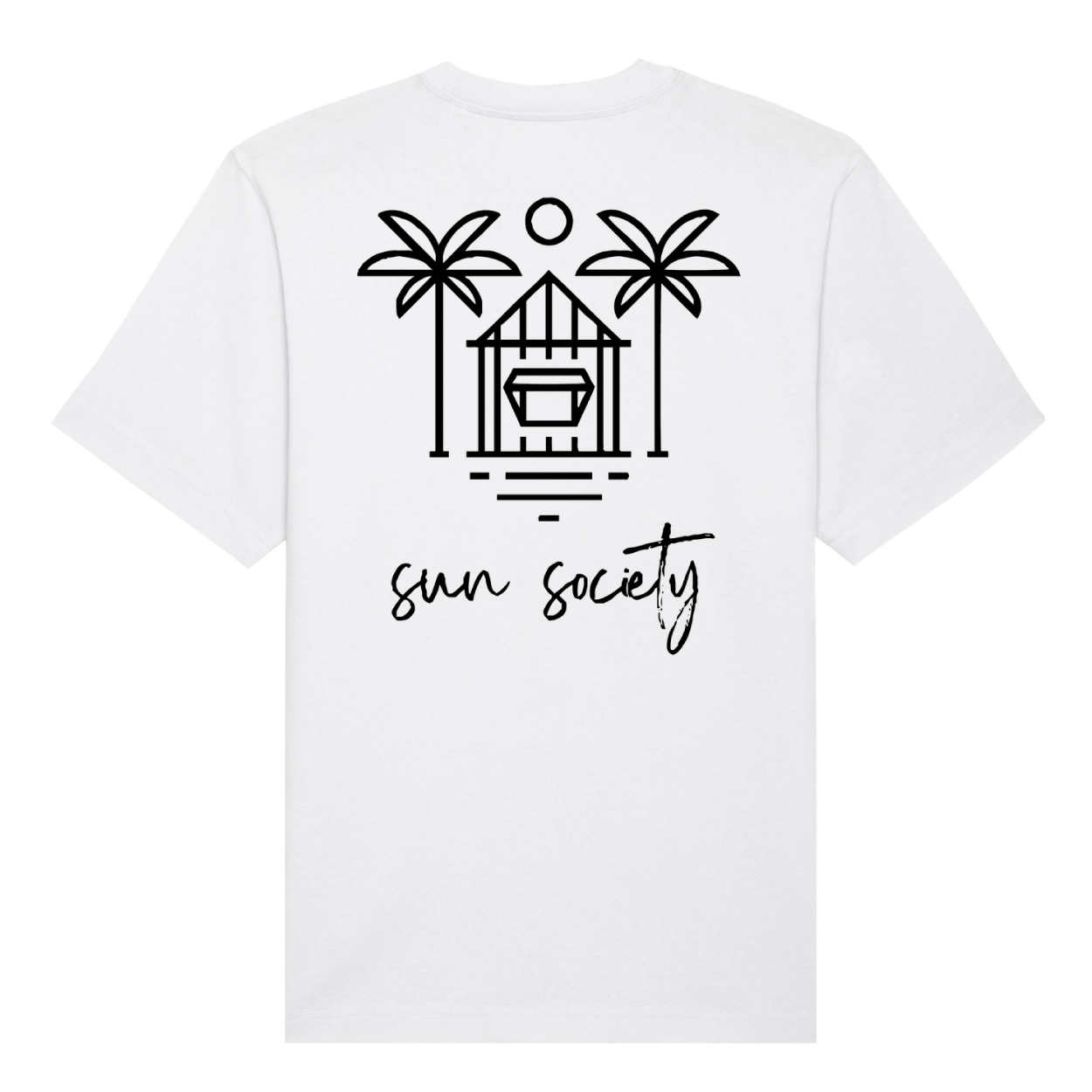 Sun Socity Freestyler, white mit schwarzen Druck