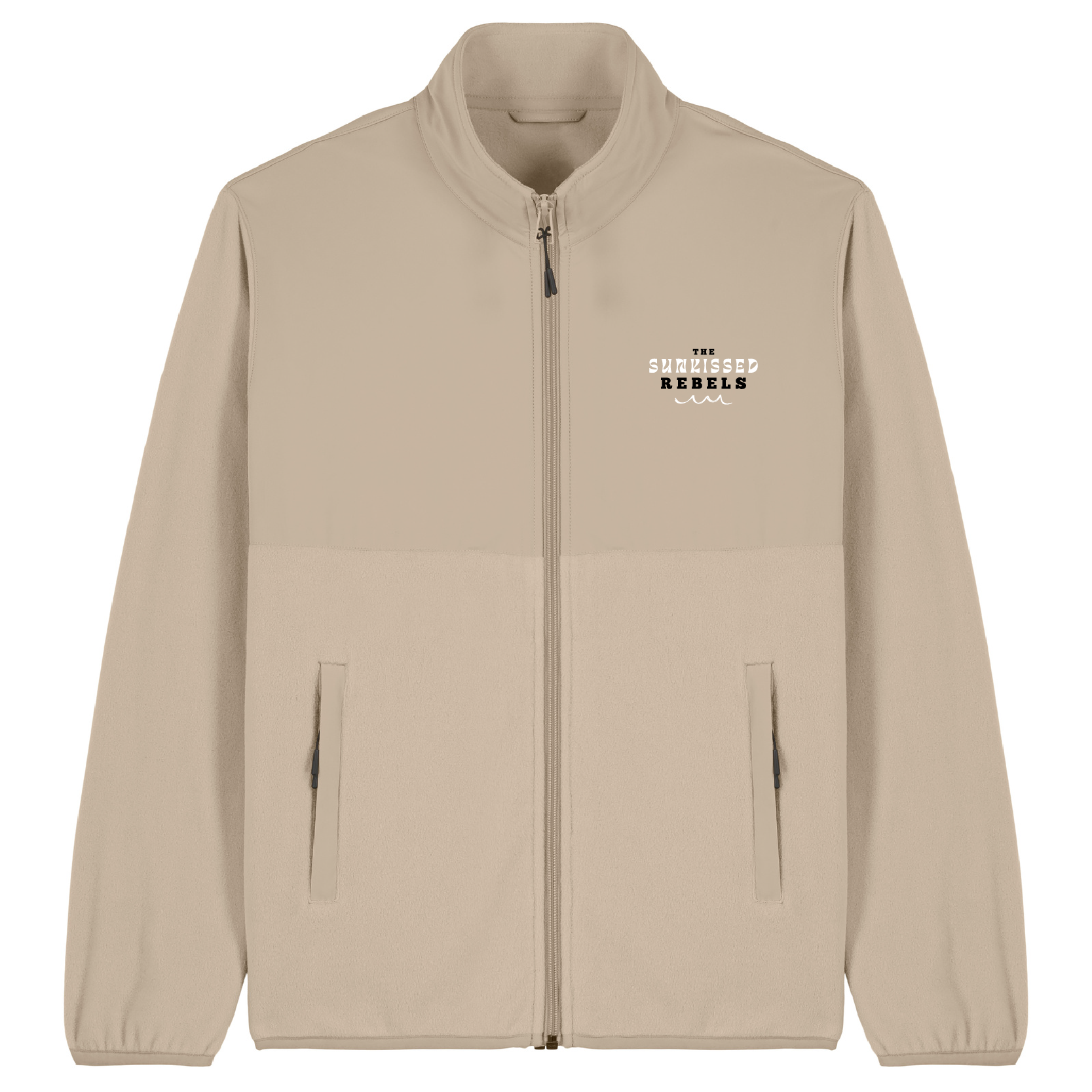 SNKRBLS Trekker, desert dust mit schwarz, weiß Druck