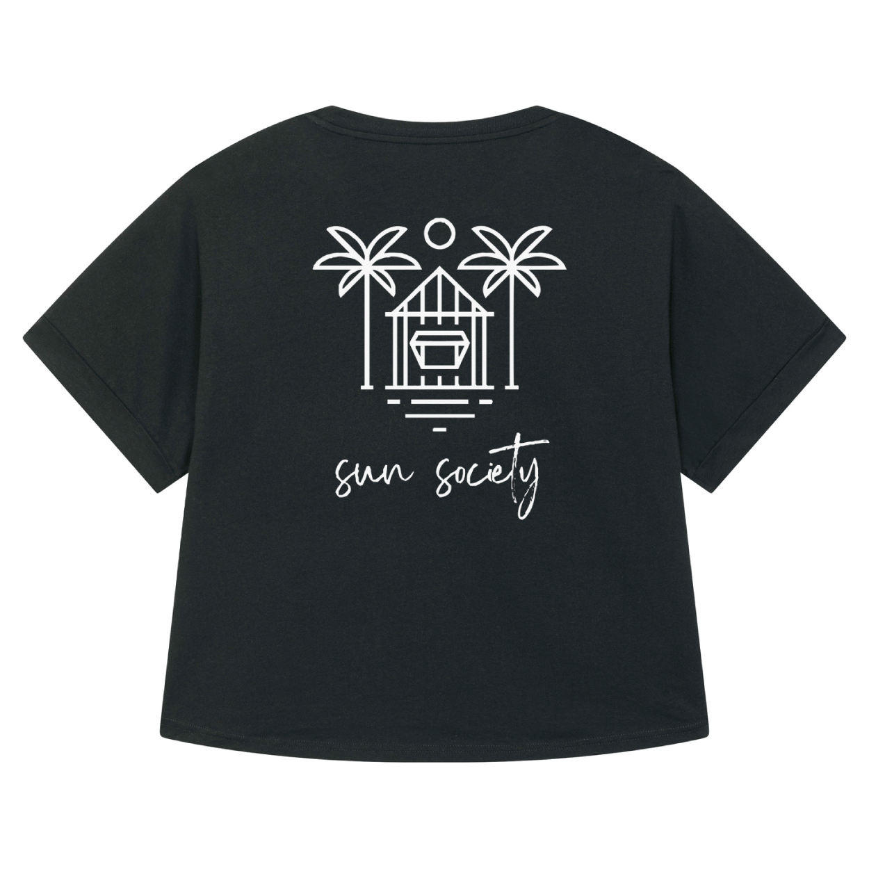 Sun Socity Collider, black mit weißen Druck