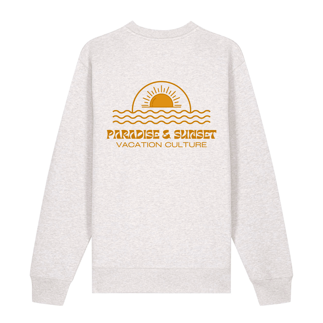 Paradise and Sunset Changer 2.0, cool heather grey mit orangenen Druck