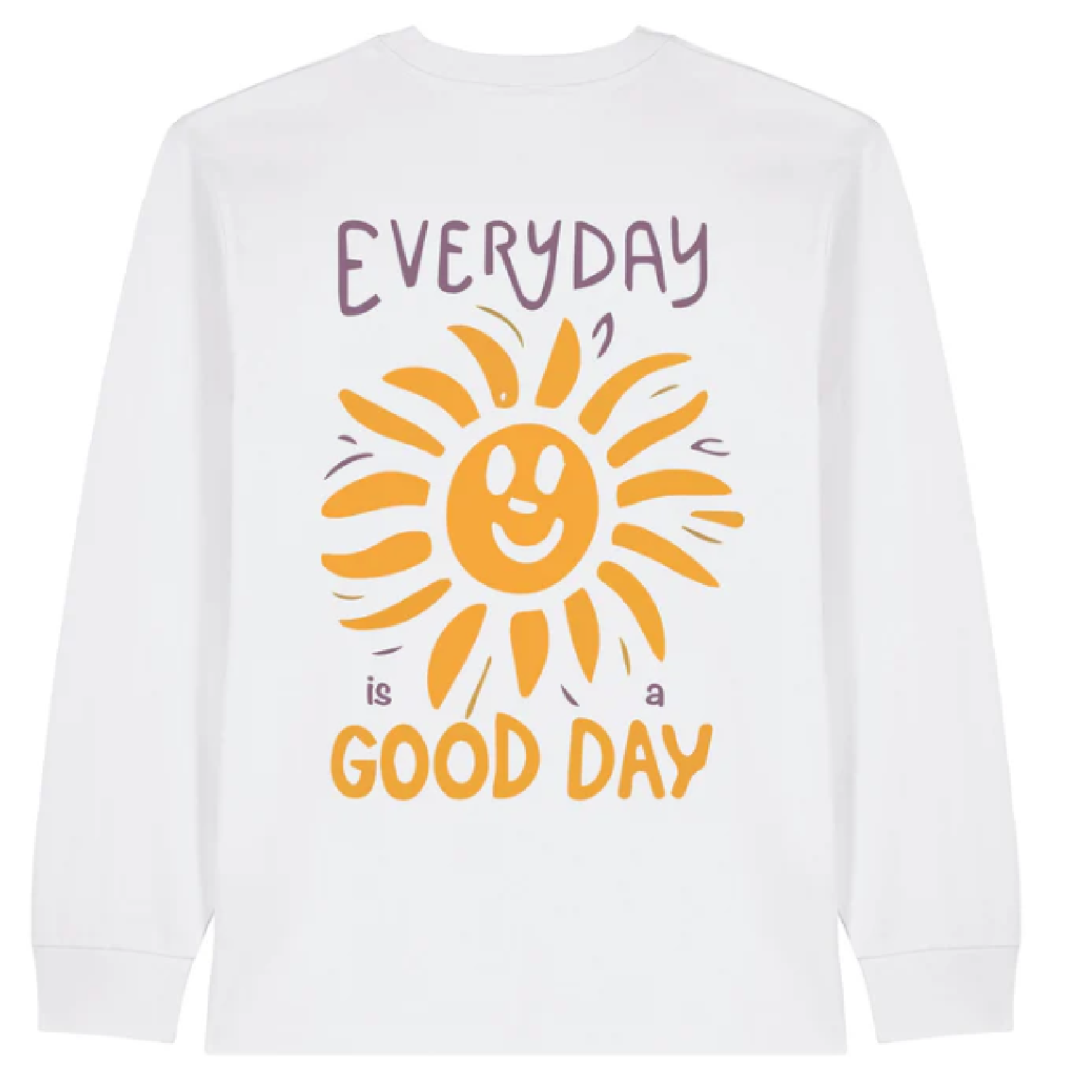 Everyday Freestyler Longsleeve, white mit bunten Druck