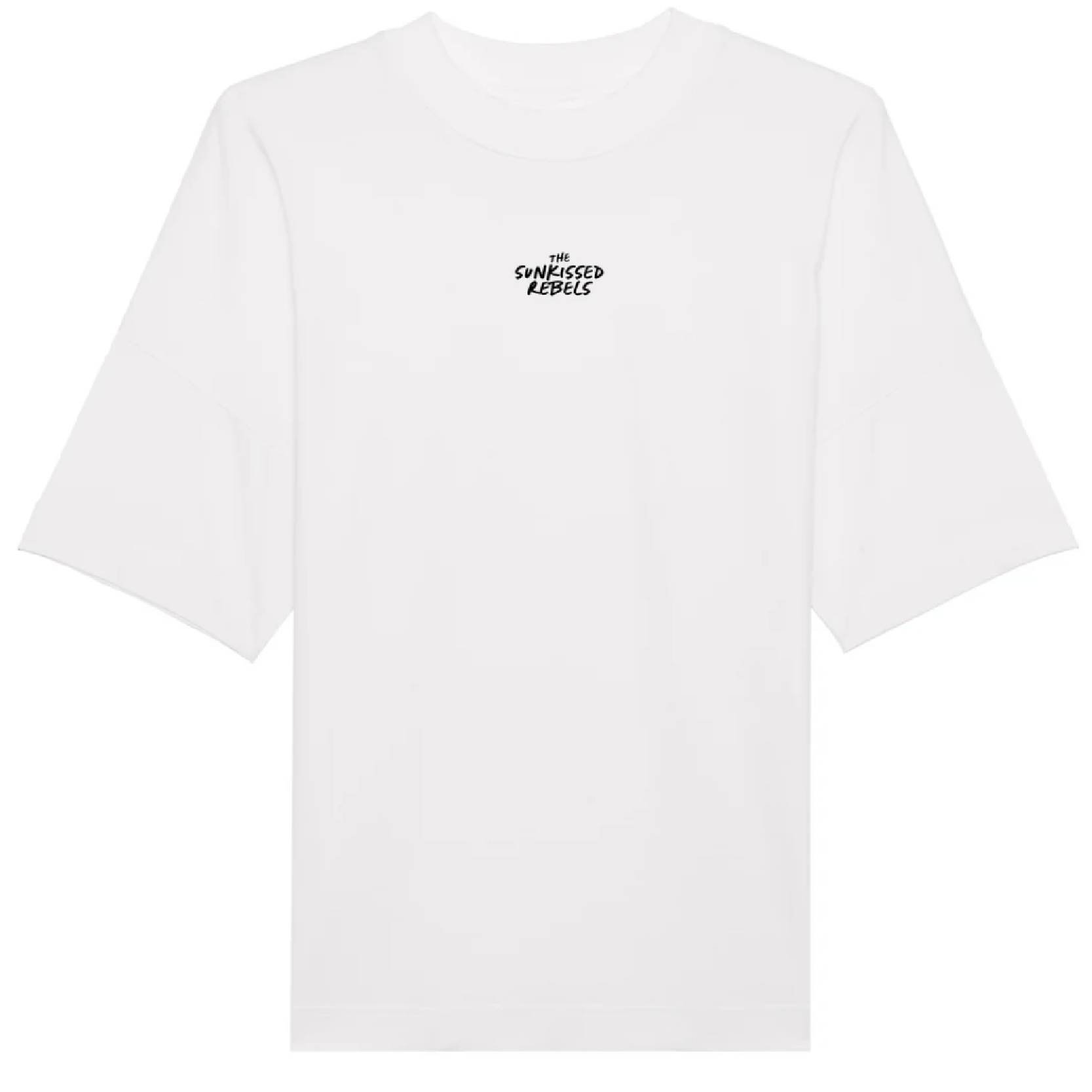 The Sunkissed Rebels, Blaster white mit schwarzen Druck