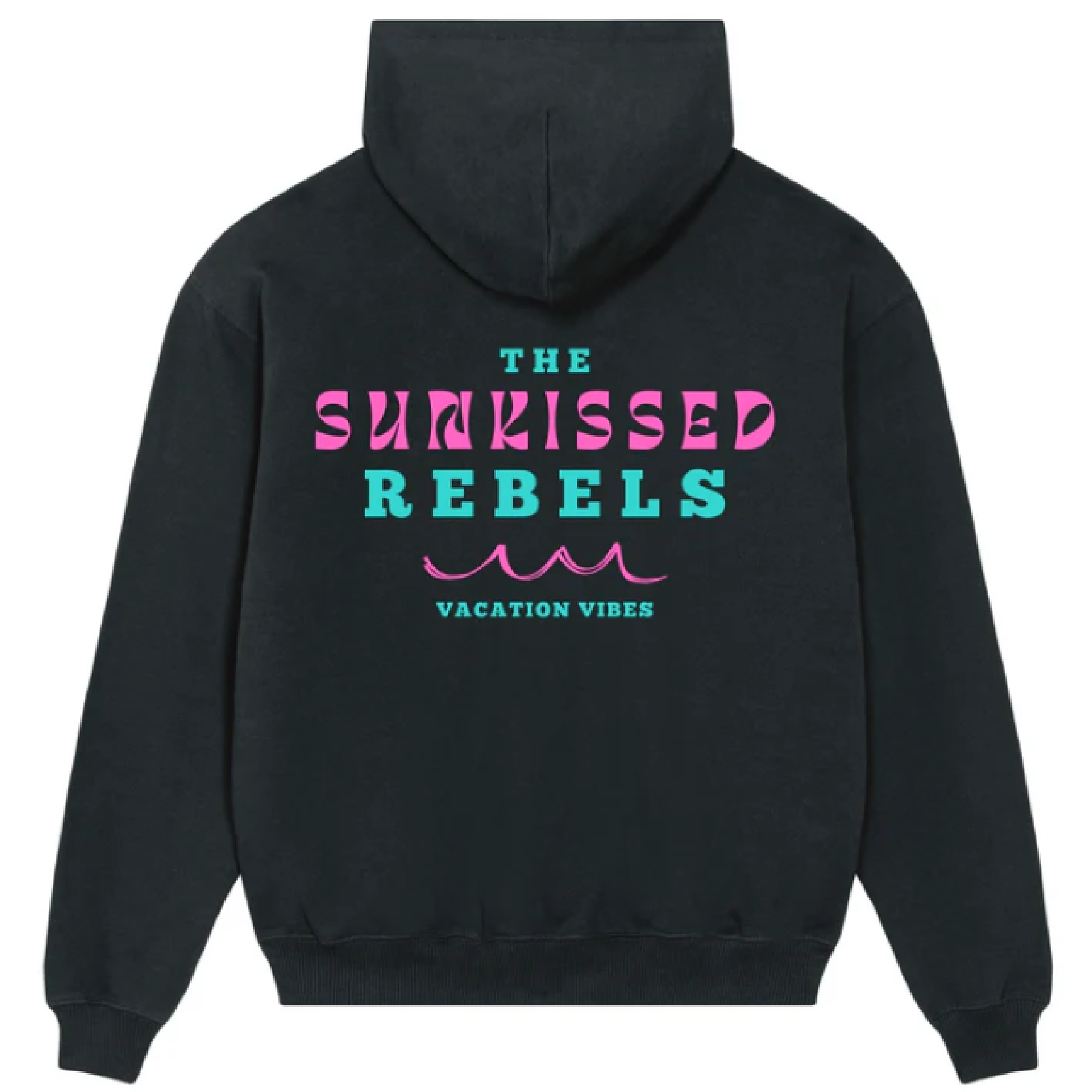 Vacation Vibes Cooper Dry, black mit bunten Druck